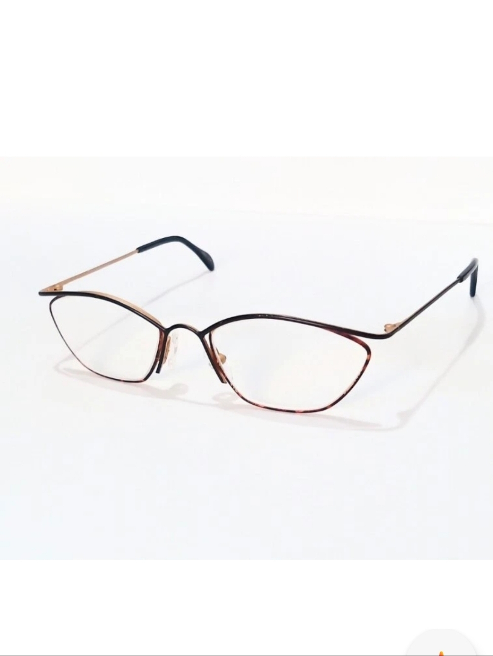 Conquistador MR6 21A Eyeglass Frame Tortoise Gold Cat eye Women Made In Germany